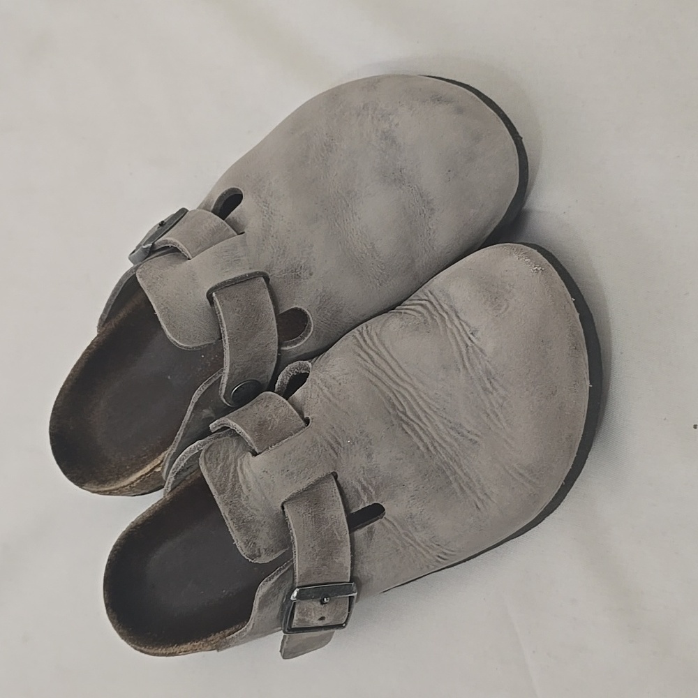 Birkenstock Gray Boston Clog